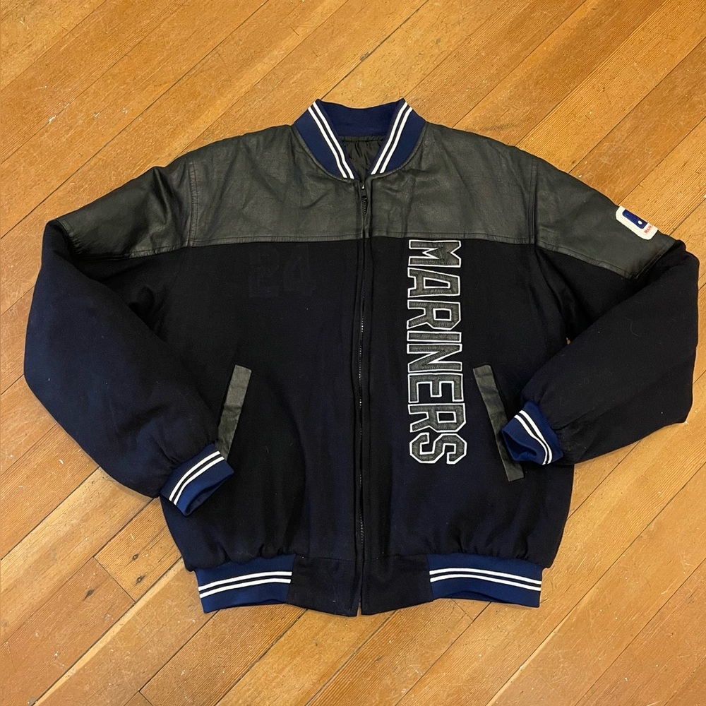 Rare Seattle Mariners Logo Jacket Mens. Size: See Foto